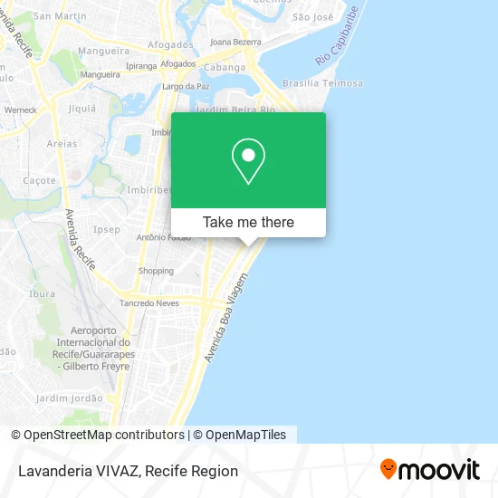 Lavanderia VIVAZ map