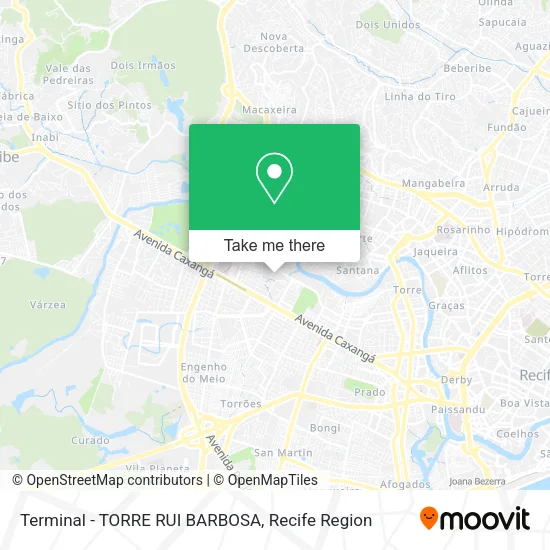 Terminal - TORRE RUI BARBOSA map