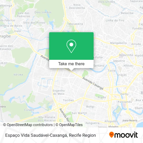 Espaço Vida Saudável-Caxangá map