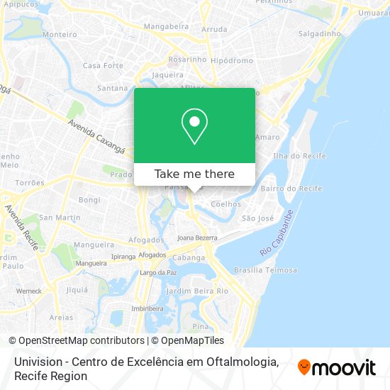 Mapa Univision - Centro de Excelência em Oftalmologia