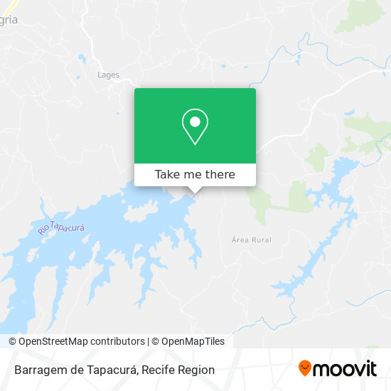 Barragem de Tapacurá map