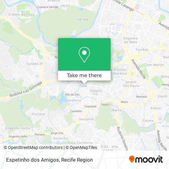 Espetinho dos Amigos map