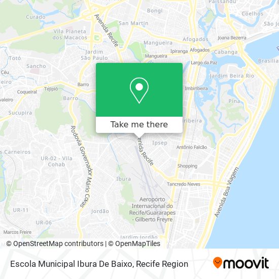 Escola Municipal Ibura De Baixo map