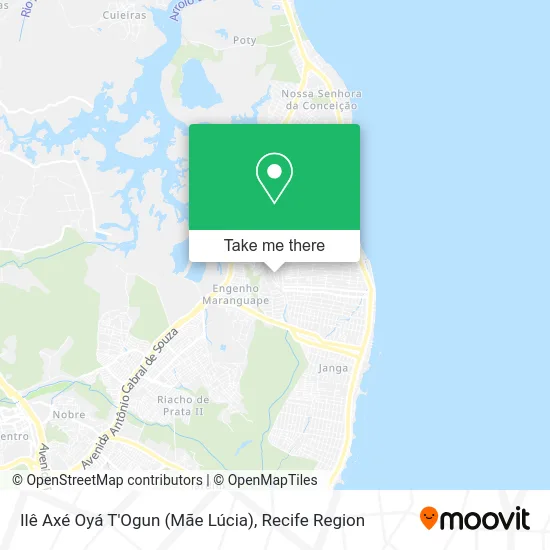 Ilê Axé Oyá T'Ogun (Mãe Lúcia) map