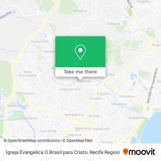 Mapa Igreja Evangelica O Brasil para Cristo