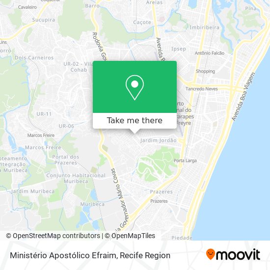 Ministério Apostólico Efraim map