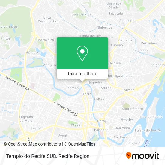 Templo do Recife SUD map
