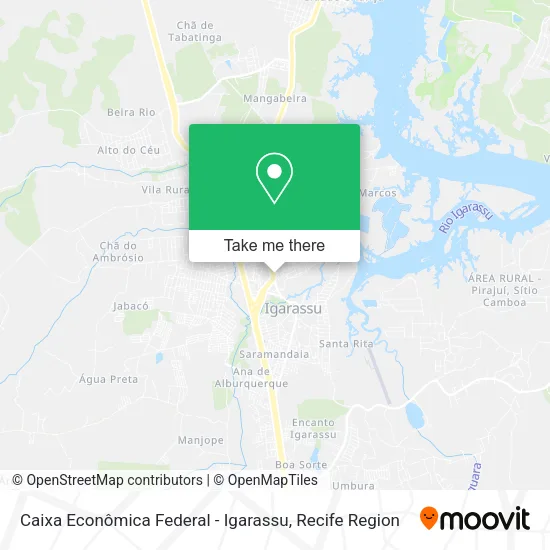 Caixa Econômica Federal - Igarassu map