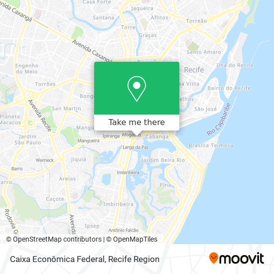 Caixa Econômica Federal map