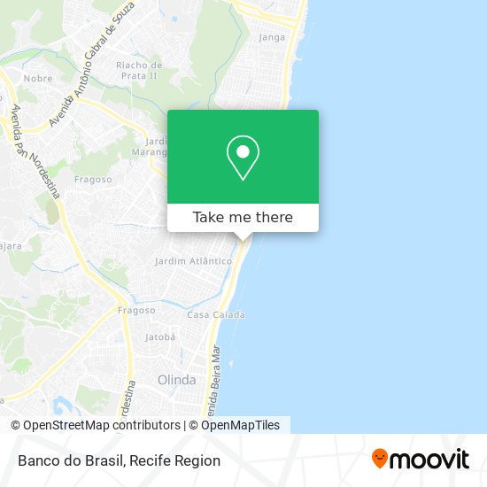 Banco do Brasil map