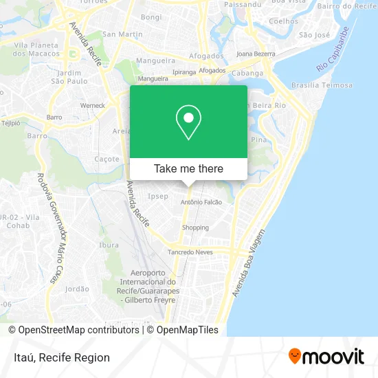 Itaú map