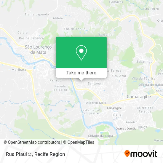 Rua Piaui☺ map