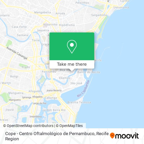 Cope - Centro Oftalmológico de Pernambuco map