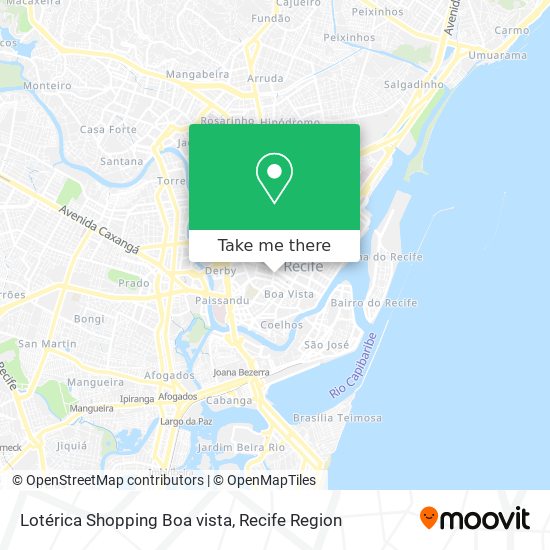 Lotérica Shopping Boa vista map