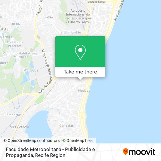 Faculdade Metropolitana - Publicidade e Propaganda map