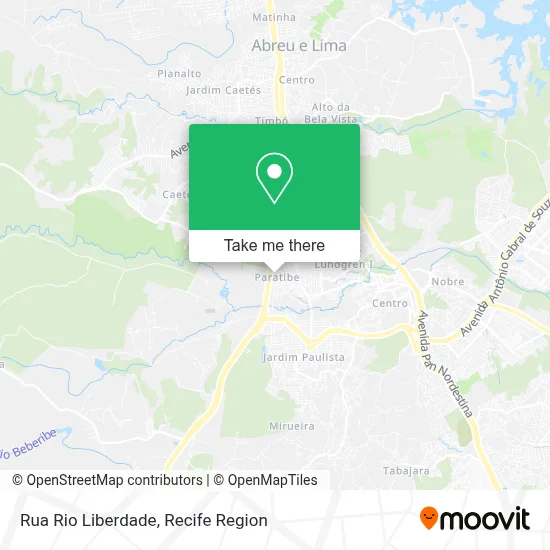 Rua Rio Liberdade map