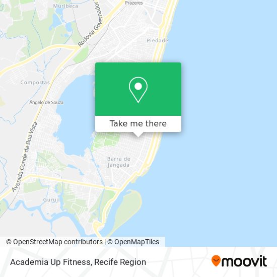 Academia Up Fitness map