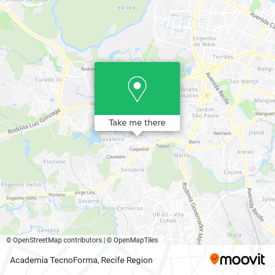 Mapa Academia TecnoForma