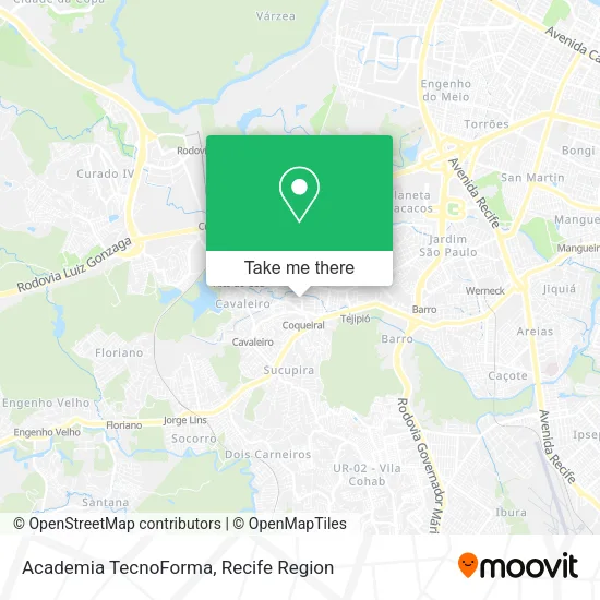 Academia TecnoForma map