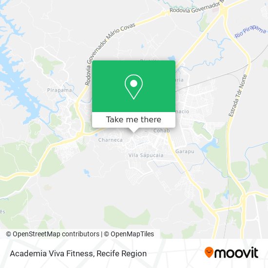 Academia Viva Fitness map