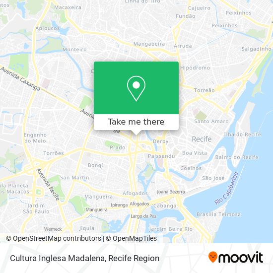 Cultura Inglesa Madalena map