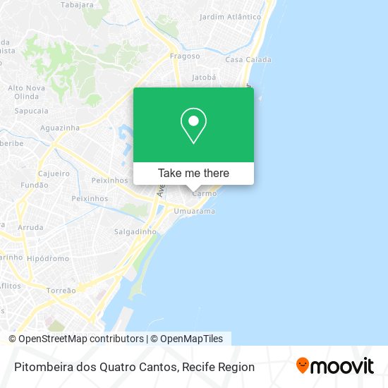 Pitombeira dos Quatro Cantos map