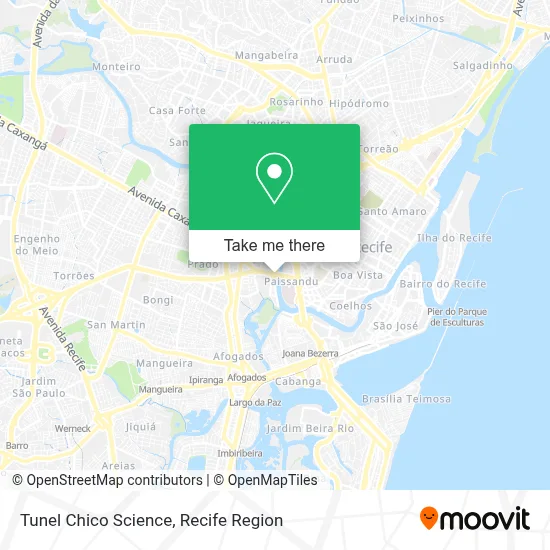 Tunel Chico Science map