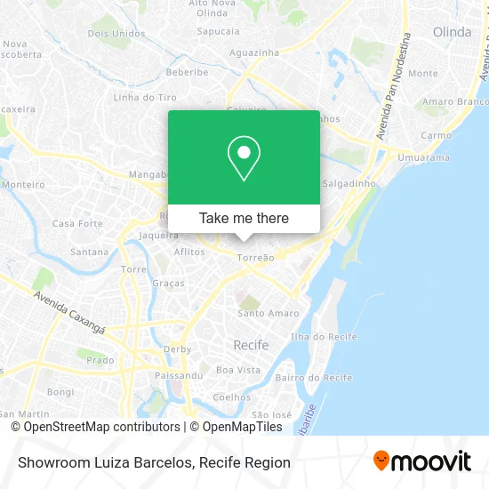 Showroom Luiza Barcelos map