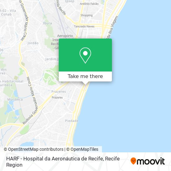 HARF - Hospital da Aeronáutica de Recife map
