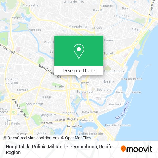 Hospital da Policia Militar de Pernambuco map