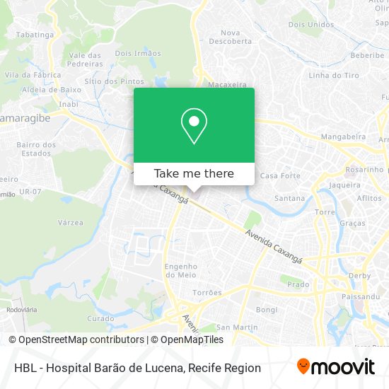 HBL - Hospital Barão de Lucena map