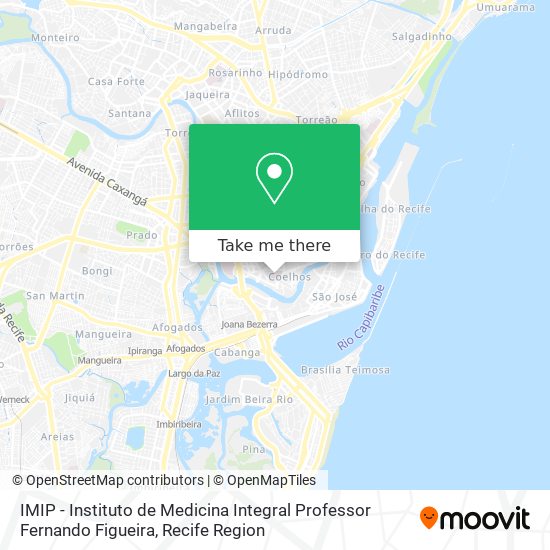 IMIP - Instituto de Medicina Integral Professor Fernando Figueira map