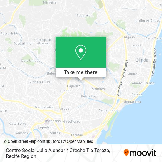 Centro Social Julia Alencar / Creche  Tia  Tereza map