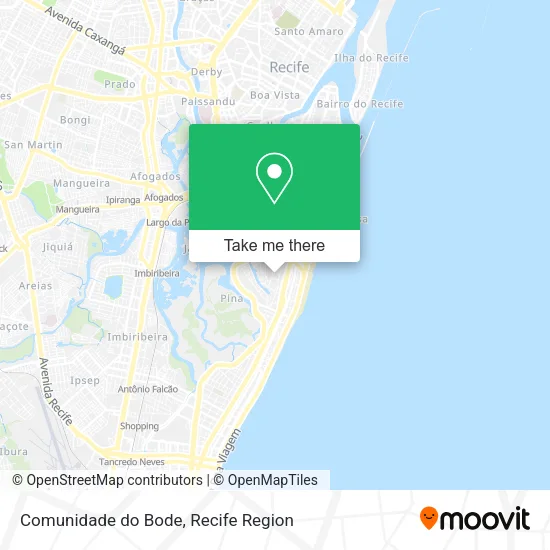 Comunidade do Bode map