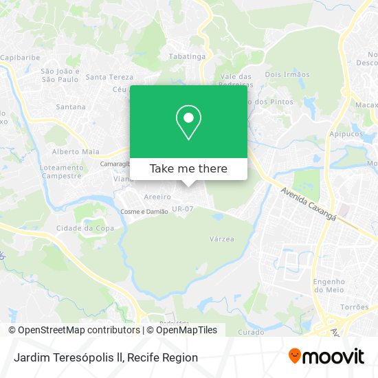 Jardim Teresópolis ll map