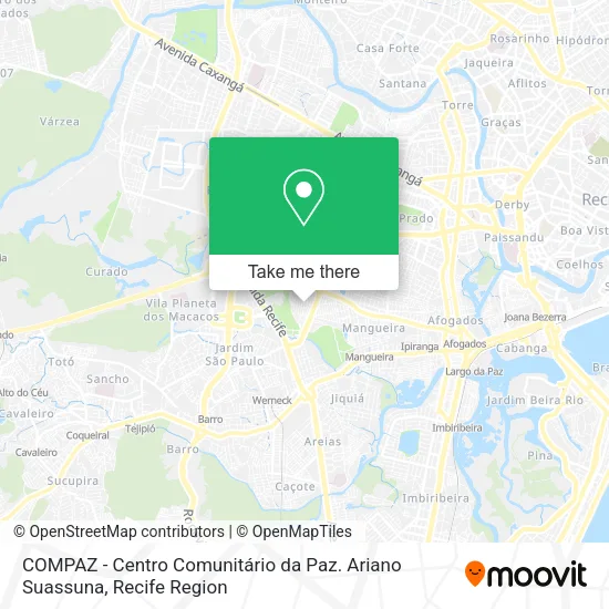 COMPAZ - Centro Comunitário da Paz. Ariano Suassuna map