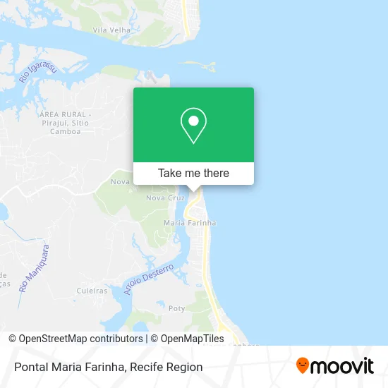 Pontal Maria Farinha map