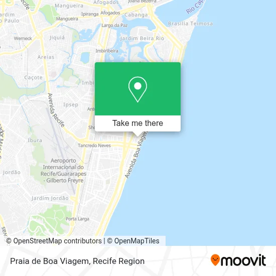 Praia de Boa Viagem map