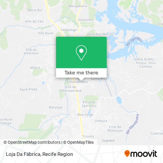 Loja Da Fábrica map