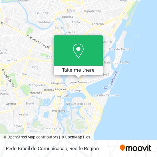 Rede Brasil de Comunicacao map