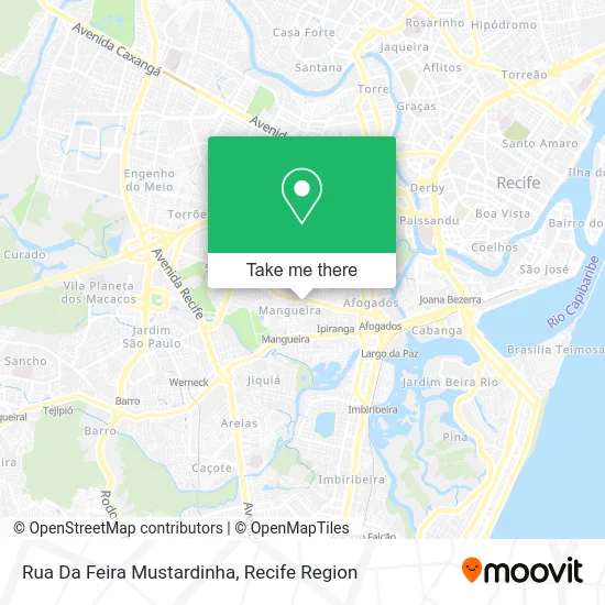 Rua Da Feira Mustardinha map