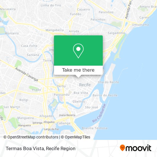 Termas Boa Vista map