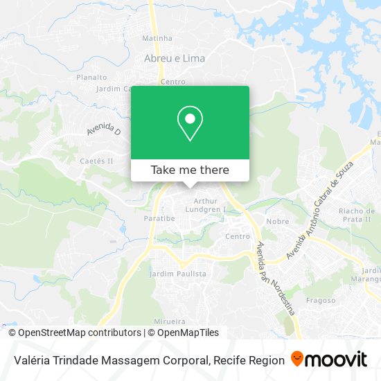 Valéria Trindade Massagem Corporal map