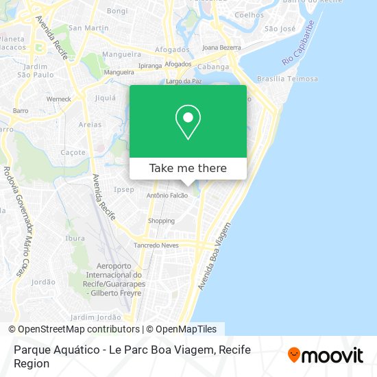 Parque Aquático -  Le Parc Boa Viagem map