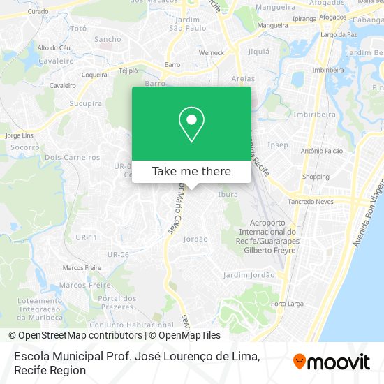 Escola Municipal Prof. José Lourenço de Lima map