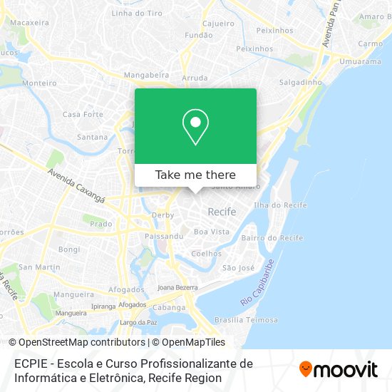 ECPIE - Escola e Curso Profissionalizante de Informática e Eletrônica map
