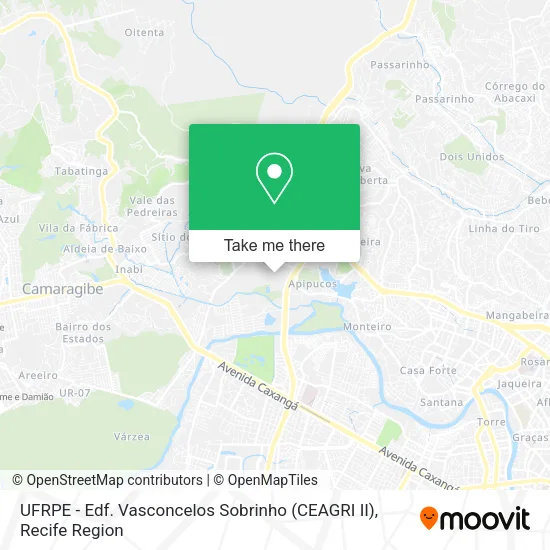 UFRPE - Edf. Vasconcelos Sobrinho (CEAGRI II) map