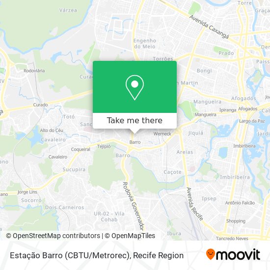 Estação Barro (CBTU/Metrorec) map