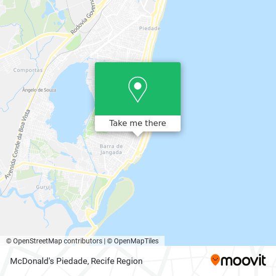 McDonald's Piedade map