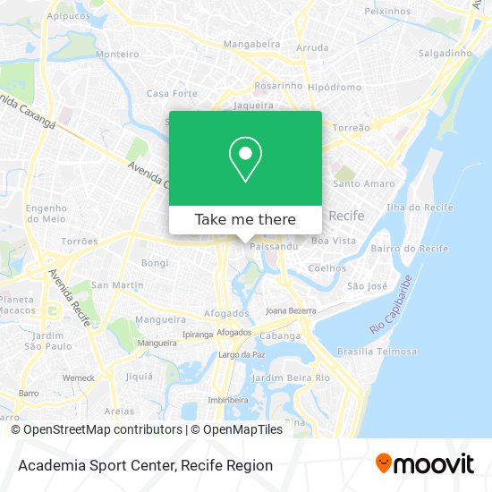 Academia Sport Center map